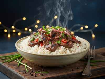 صورة أرز كبدة مشوية